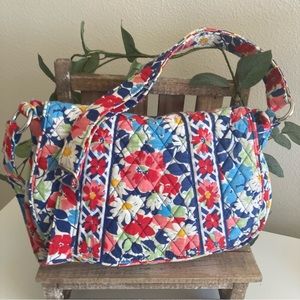 VERA BRADLEY SPRING FLORAL TRAVEL/EVERY DAY CROSSBODY BAG